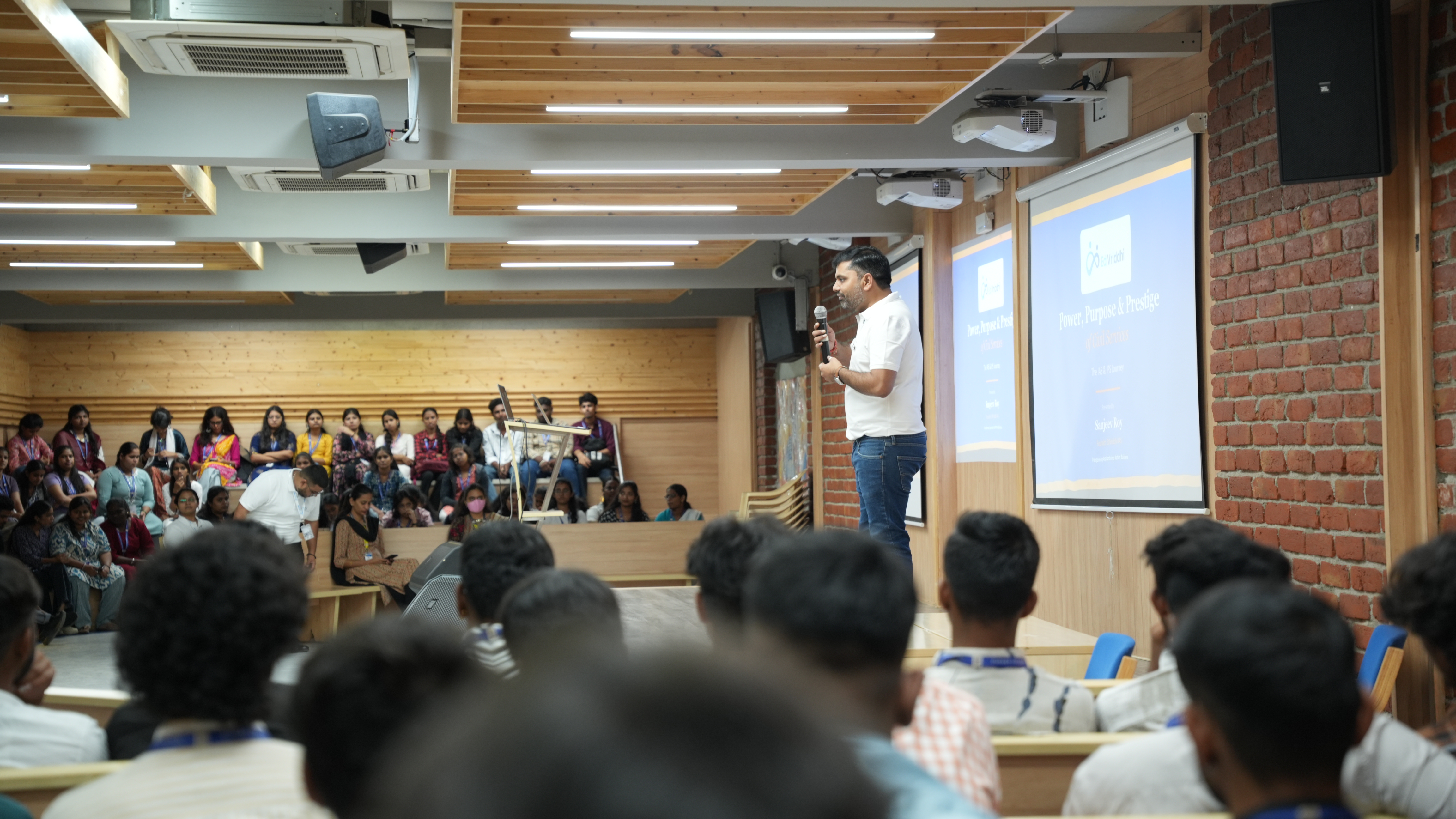 Sanjeev Roy Sir conducting a session